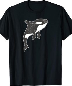 Orca Whale Watchers Distressed T Shirt