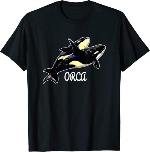 Stylized Orca Whale T-Shirt