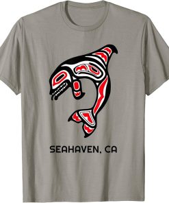 Seahaven, California Native American Orca Killer Whale Gift T-Shirt