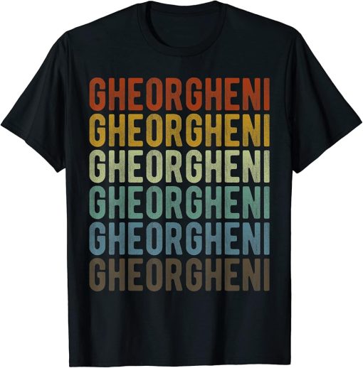 Gheorgheni City Romania Retro T-Shirt