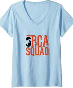 Womens Orca Squad Sea Animal Nature Wildlife V-Neck T-Shirt